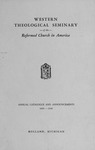 Western Theological Seminary Catalog: 1945-1946