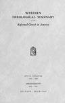Western Theological Seminary Catalog: 1955-1956
